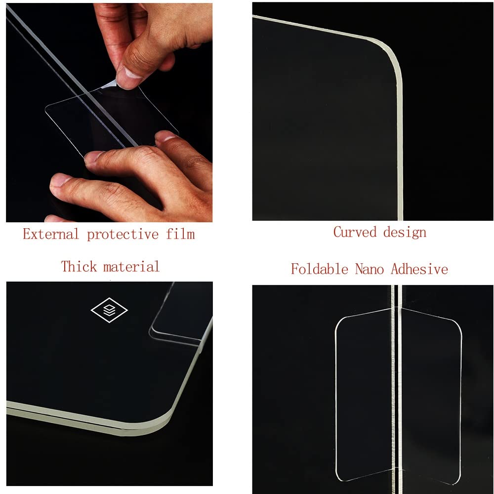 Tablero de partición de Oficina, Protector de estornudos, Ventana de Paso incluida, Protector de estornudo de plexiglás de acrílico Transparente, mostrador de Caja de Caja de recepción。