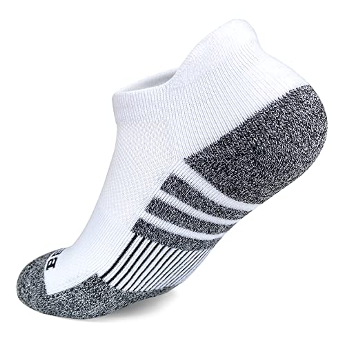 BERING Kids' Athletic Cushion Ankle Socks 6 Pairs Low Cut Heel Tab for Youth Big Boys Girls3