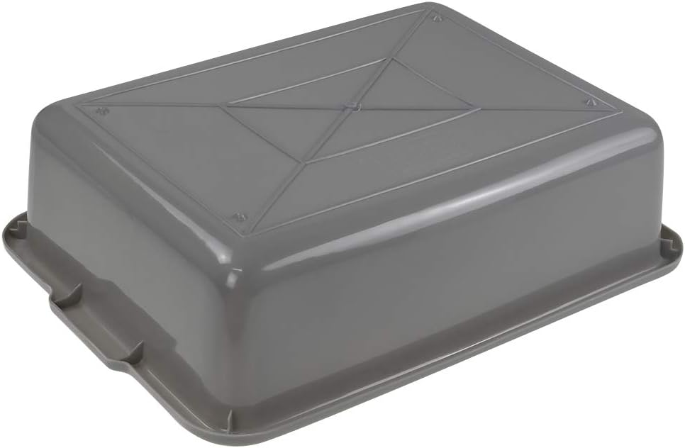 Kekow 4-Pack 8 L Commercial Box Tubs, Small Plastic Bus Boxes