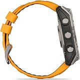 GARMIN Fenix 8-51 MM, AMOLED, Sapphire Titanium with SPARKORANGE/Graphite Silicone Band - 5