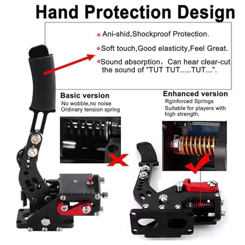 Freno a mano USB Handbrake per PS4/PS5, compatibile con Logitech G29, T300, Xbox One, Series X/S, G920