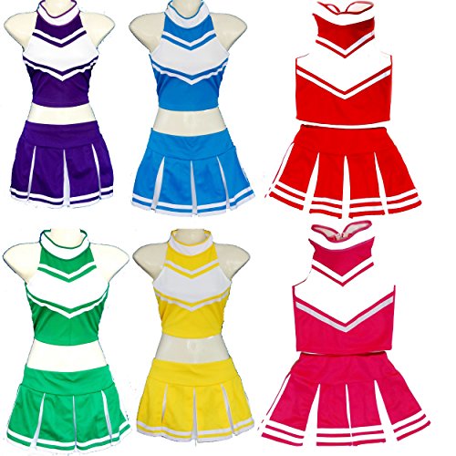 Total 2550 Women Cheerleader Cheerleading Outfit Uniform Costume