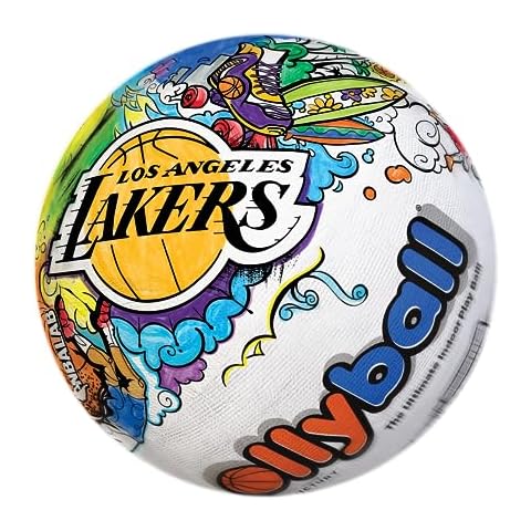 Ollyball Los Angeles Lakers NBA Team Edition - Patented Award Winning Colorable Indoor Play Ball Cover