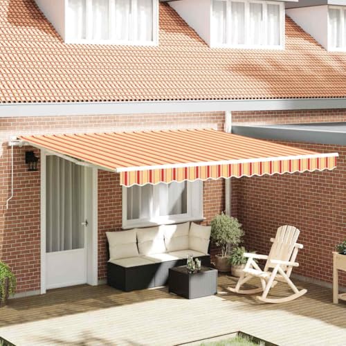 Auvent rétractable de 4m de large pour protection solaire