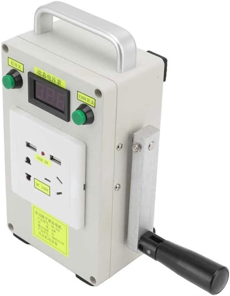 Generator z korbą ręczną, generator przenośny, generator awaryjny na zewnątrz, generator ręczny, generator wielofunkcyjny, power bank
