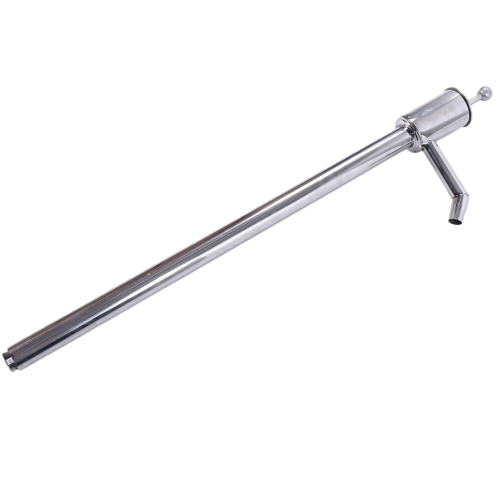 Generic Bomba Manual para Bidón de Acero Inoxidable, Bomba Manual Premium para Agua, Vino, Queroseno, 1