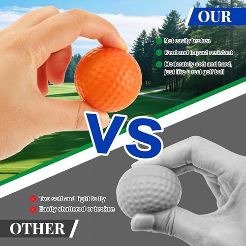 Image of 26 Pack Foam Golf Practice Balls - Realistic Feel and Limited Flight Training Balls for Indoor or Outdoor