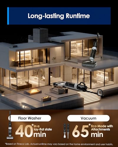 Image of Tineco Wet Dry Vacuum Cleaners, Floor One Switch i5 Stretch Breeze 2-in-1 Cordless Vacuum for Multi-Surface, 20KPa Powerful Floor Cleaner Mop with Long Runtime