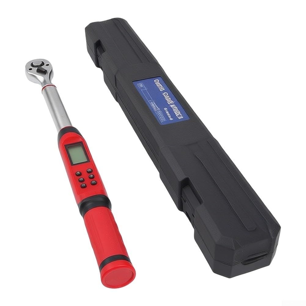 Digitaler Drehmomentschlüssel, 40CR-Stahl, Klick-Sound-LED-Anzeige (1/2 20-200 nm)