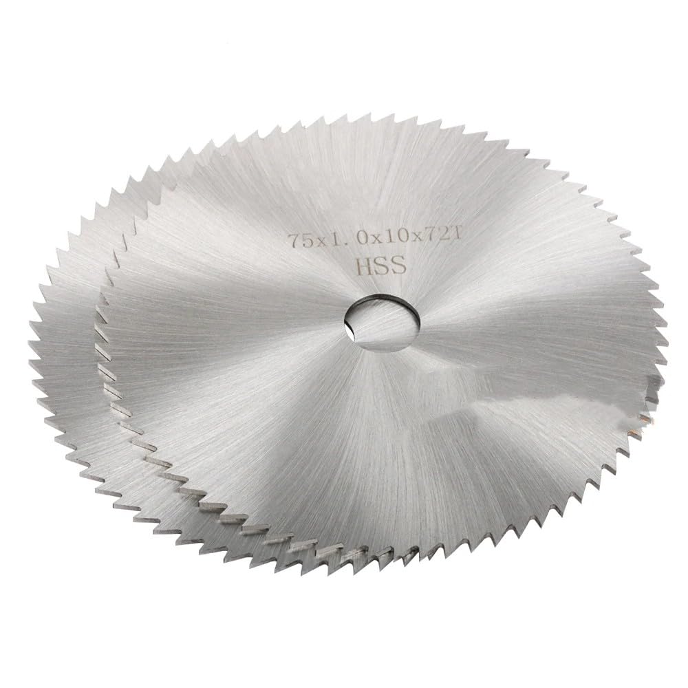 LYVQZPWLRDiamentowa płyta cięcia, 1 szt. Tarcza tnąca HSS 75 mm Diamentowa tarcza tnąca do narzędzi wielofunkcyjnych 3-calowe narzędzia tnące(115x10x1.2mm)