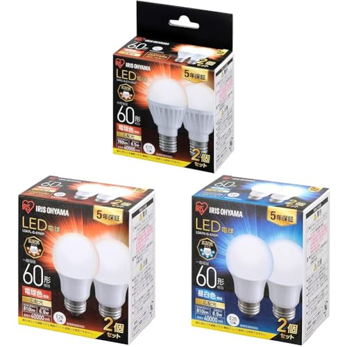 �y�Z�b�g�����z�A�C���X�I�[���} LED�d�� �������a17mm �L�z�� 60W�`���� �d���F 2�p�b�N 760? �����Ή� LDA7L-G-E17-6T62P + LED�d�� �������a26mm �L�z�� 60W�`���� �d���F 2�p�b�N �����Ή� L