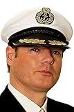 Lieferumfang: Admirals Mütze in schwarz/weiß