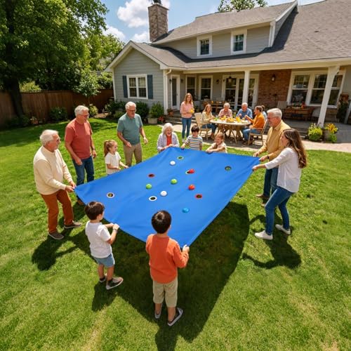 Juegos de grupo al aire libre para reuniones familiares y fiestas infantiles en el parque 3