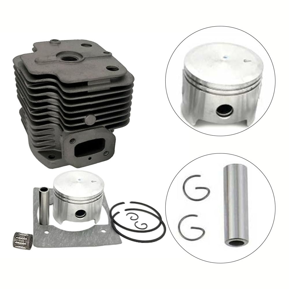 Kits de juntas de cilindro y pistón de 48 mm para 1E48F 48F 63CC 6300 Motor de motor de 2 tiempos Taladro de tierra Taladro Soplador Cortadores de cepillo