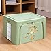 MRBJC Kosz do przechowywania składane pudełko do przechowywania ubrań pojemniki do przechowywania zabawek organizery kosze do przedszkola dom szafa półka pojemnik zielony 50 * 40 * 33 cm