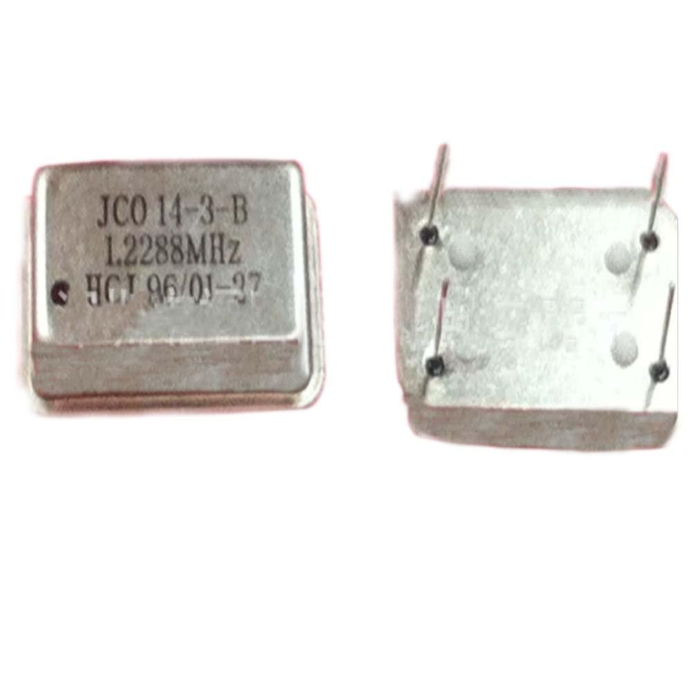 Reloj de cristal activo 1,2288 MHz rectangular DIP-4 para solucionar fallos de sincronía 2