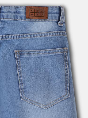 Image of Urbano Juniors Boy's Regular Fit Mid Rise Jeans