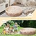 GOGOSO Foldable Ball Pit for Toddlers Large Foldable Puppy Dogs Cats Baby Infant Kids Portable Corner Ball-Pit Big Pop Up Collapsible Soft Play Tent Indoor Outdoor (Balls no Include) Beige Doughnut
