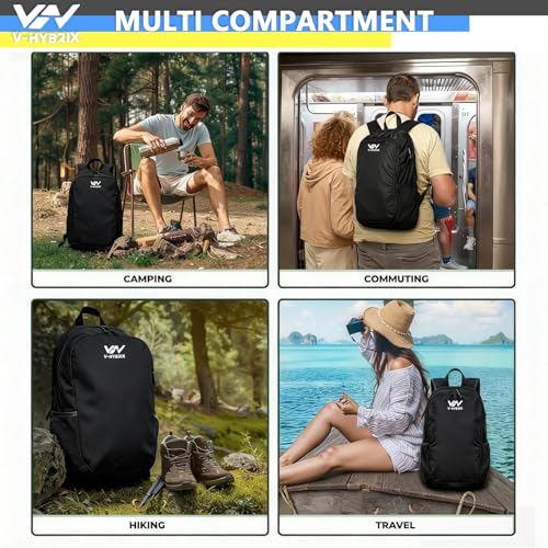 Mochila urbana ligera de 30L para portátil y camping miniatura 6