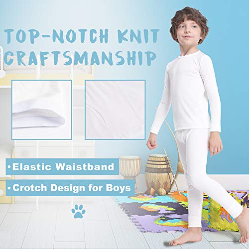 MANCYFIT Thermal Pants for Boys Fleece Lined Leggings Long Underwear Base Layer3