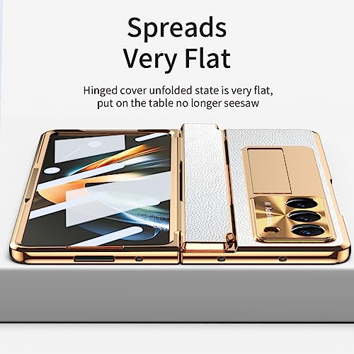 Coque Huawei Mate X2 rigide 360 blanche avec protège-écran et induction - 6