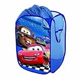 Disney Cars Pop Up Hamper Blue 1'2' x 1'2' x 1'8'