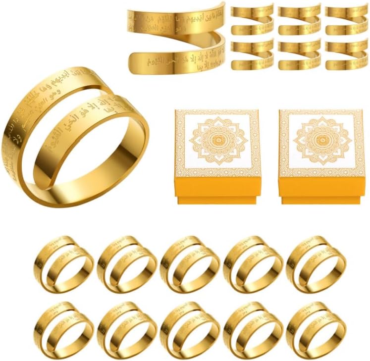 Cunno 24pcs/12 Sets Islamic Ayatul Kursi Ramadan Gifts for Women ...