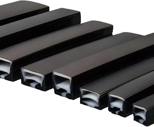 Tubo De Silicona Negro For Luz LED De Neón - Canal Difusor Flexible Empotrado, I