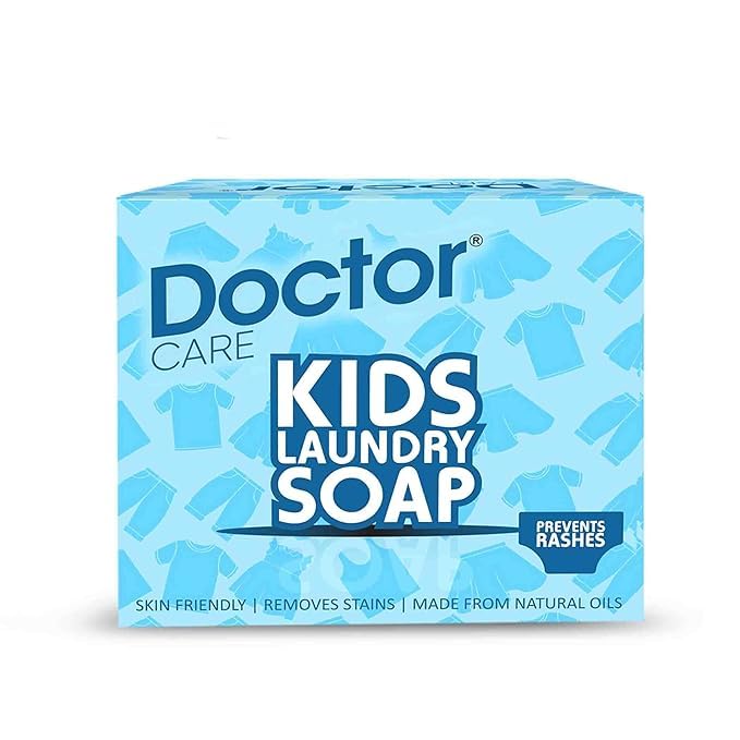 Doctor Care Kids-Baby Laundry Soap | Natural for Baby Clothes | Skin Friendly Organic Washing Soap | No Harmful Chemicals | Specially for Nappies | Mainly for Sensitive Skin 150gm x 3 (Pack of 1)-image-30