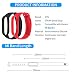 STN (16PCS Compatible con Xiaomi Mi Band 5 Smart Strap, Correas de...