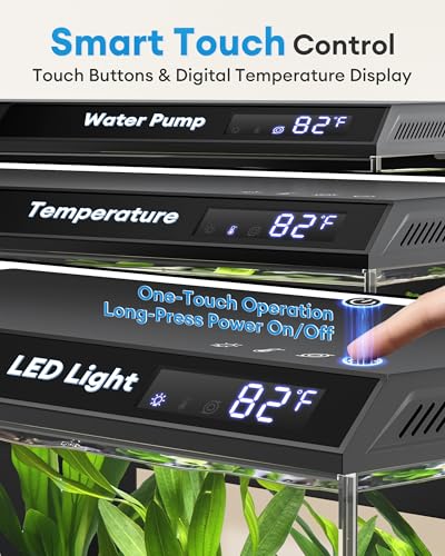 Aquarium intelligent avec chauffage BUCATSTATE évite l'eau trouble des Betta - 4