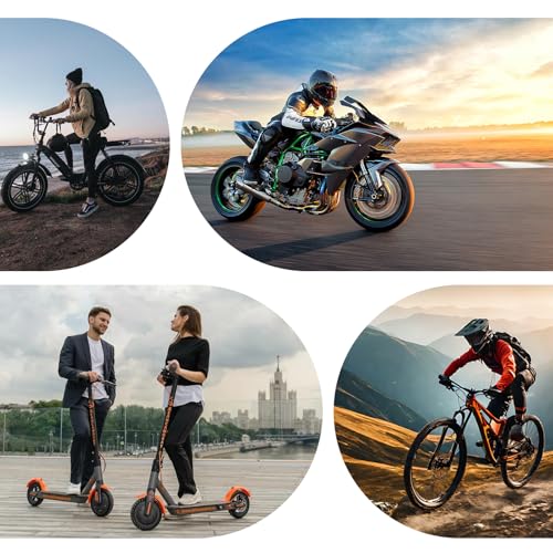 KUEEA Soporte Móvil Bicicleta, Manillar de Bicicleta, Soporte Movil Moto, Giratorio 360°, para Bicicleta, antivibración, para Smartphone - imagen 7