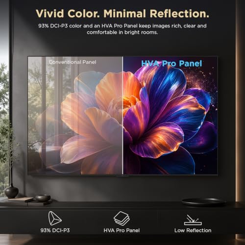 Image of TCL 55-Inch Designer Series QD-Mini LED TV, 4K Google Smart TV, 55A400U