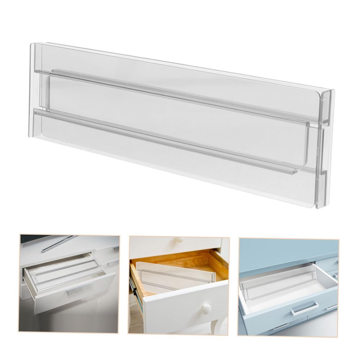 Luxshiny 8pezzi Separatori per Regolabili Espandibili Organizer per Vestiti e Utensili da Cucina per Camere da Letto e Uffici Soluzioni di Archiviazione Efficienti