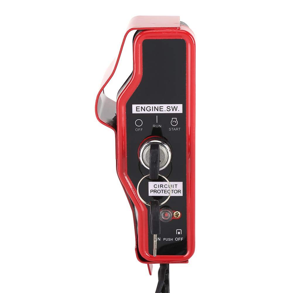 Amazon.com: Ignition Switch Box, 1 set New Key Electric Ignition Switch  Stop On Off Panel Control Box with 2 Key Panel For GX340 GX390 11HP 13HP  Engine Red : Automotive