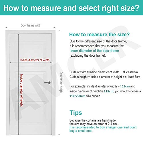 AMCER Porta Zanzariera Magnetica, Totalmente