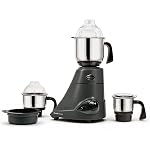 Preethi Blue Leaf Diamond Mixer Grinder, 750 Watt 3 Jars + Flexi Lid, Black