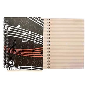 A4 Muziekpapier Max Muziek Pro – 50 pagina Collegeblok – 3 Stuks