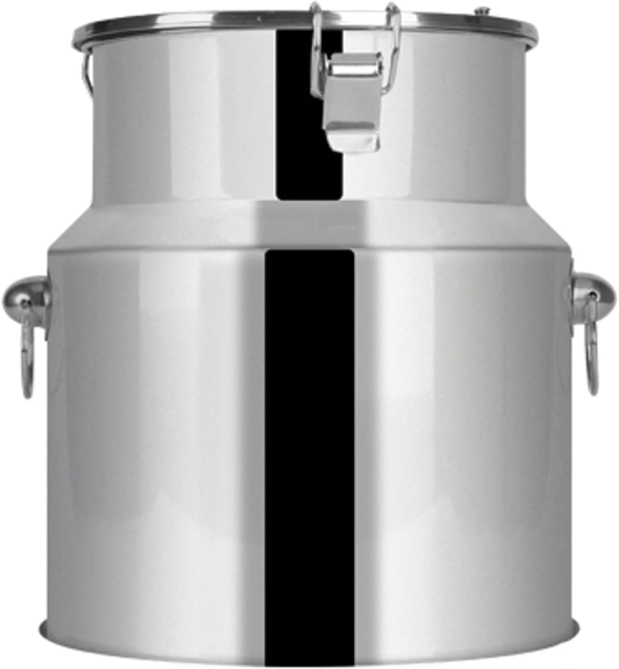 Seal Milk Transport Can, Stainless Steel Milk Transport Cans Wine Pail Bucket Tote Jug - 5L/9L/14L Milk Canister Dairy Pot Barrel with Sealed Lid Heavy Duty Tank (Siliver 14L)