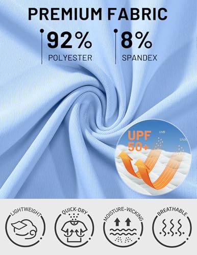 MIER Polo Shirts for Men Short Sleeve Dry Fit Performance Golf Tennis Active Collared Shirts, UPF 50+ Sun Protection3