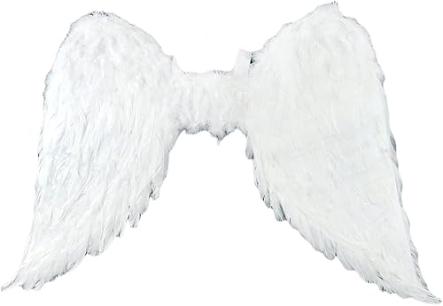 Miniatura 2 de Touch of Nature 11008 - Alas de ángel en blanco con correas elásticas 43 x 27 pulgadas para adulto