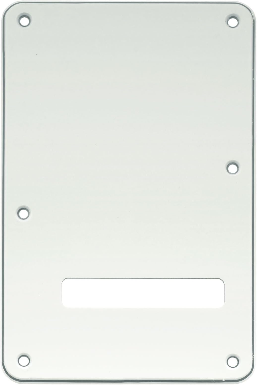 Pro 6-Hole ST Guitar Backplate for Squier Sonic Strat SSS Electric Guitar, 3Ply Aged White