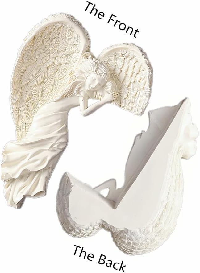 Miniatura 3 de Ahorre solo 1 pieza del lado izquierdo. Estatua de decoración del marco de puerta, marco de puerta, escultura de alas de ángel, decoración de