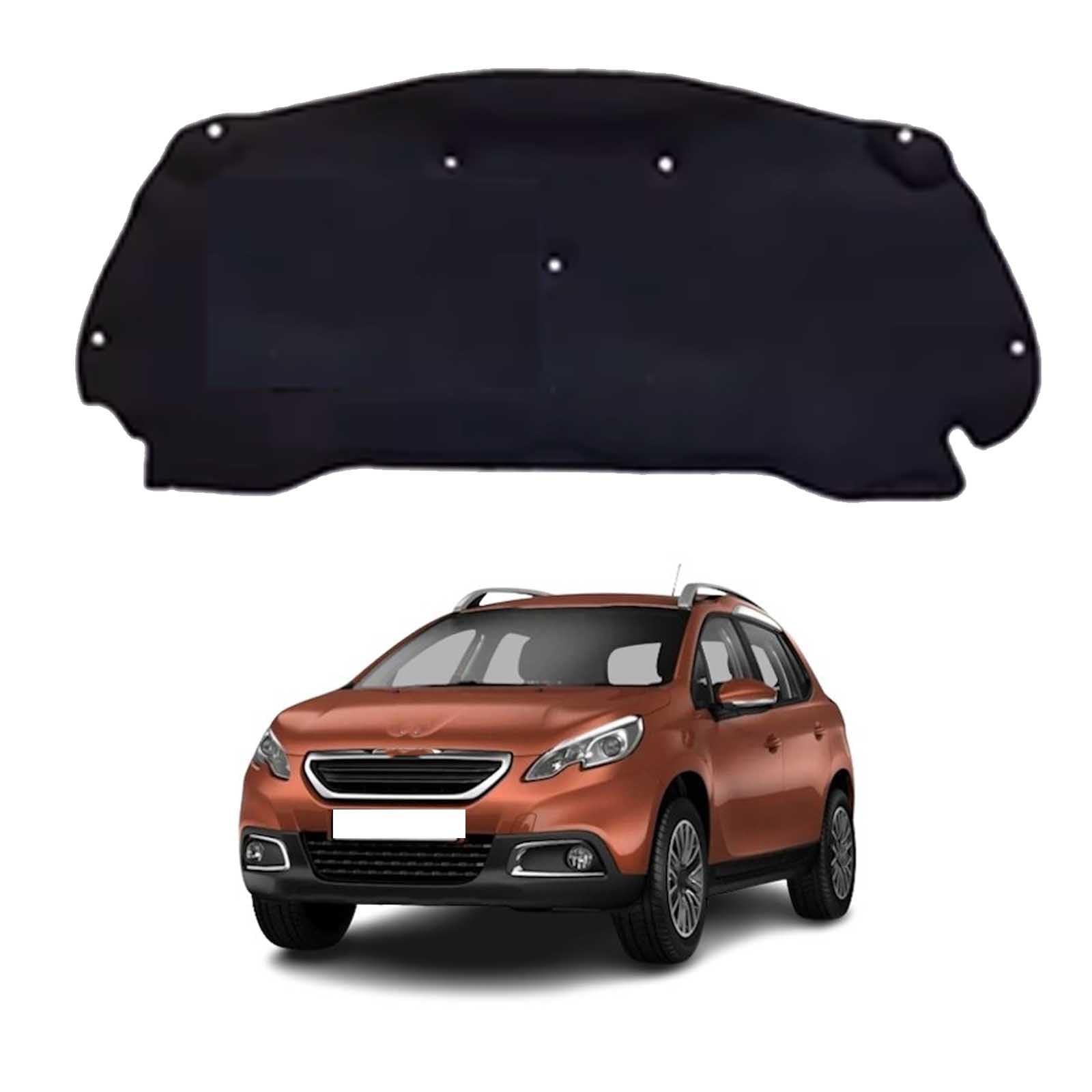 Coussin isolation capot Peugeot 2008 pour des trajets silencieux en ville