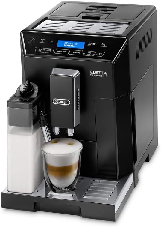DeLonghi Ecam44.660.B Eletta Cappuccino Macchina Da Caffè Automatica, 1450 W, 2 Cups, Acciaio Inossidabile, Nero Dlsc002 Filtro Per Acqua Macchina Caffè, Filtro Acqua Addolcitore DeLonghi Ecam44.660.B Eletta Cappuccino Macchina Da Caffè Automatica, 1450 W, 2 Cups, Acciaio Inossidabile, Nero Dlsc002 Filtro Per Acqua Macchina Caffè, Filtro Acqua Addolcitore