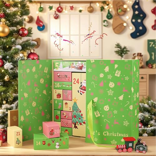 Calendrier de l'Avent 2025 pour anniversaire et fête de Noël