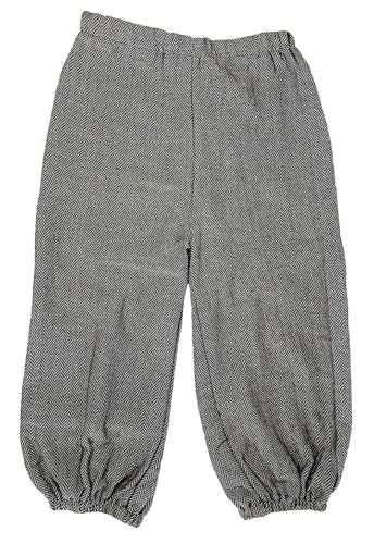 Making Believe Mens Knickers, Tweed - Brown - Size Teen's 16/18 or Small | Renaissance Pants, Pirate Pants, Costume Knickers, Newsboy Pants