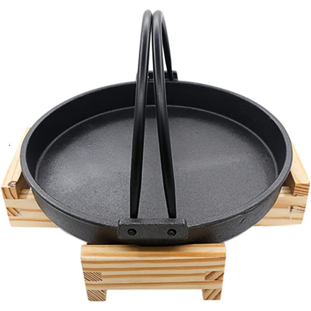 Olla Japonesa Shouxi para Sopa Caliente, Plato para Barbacoa de Fondo Plano y Antiadherente, Ideal para hoteles, restaurantes, familias y Camping.