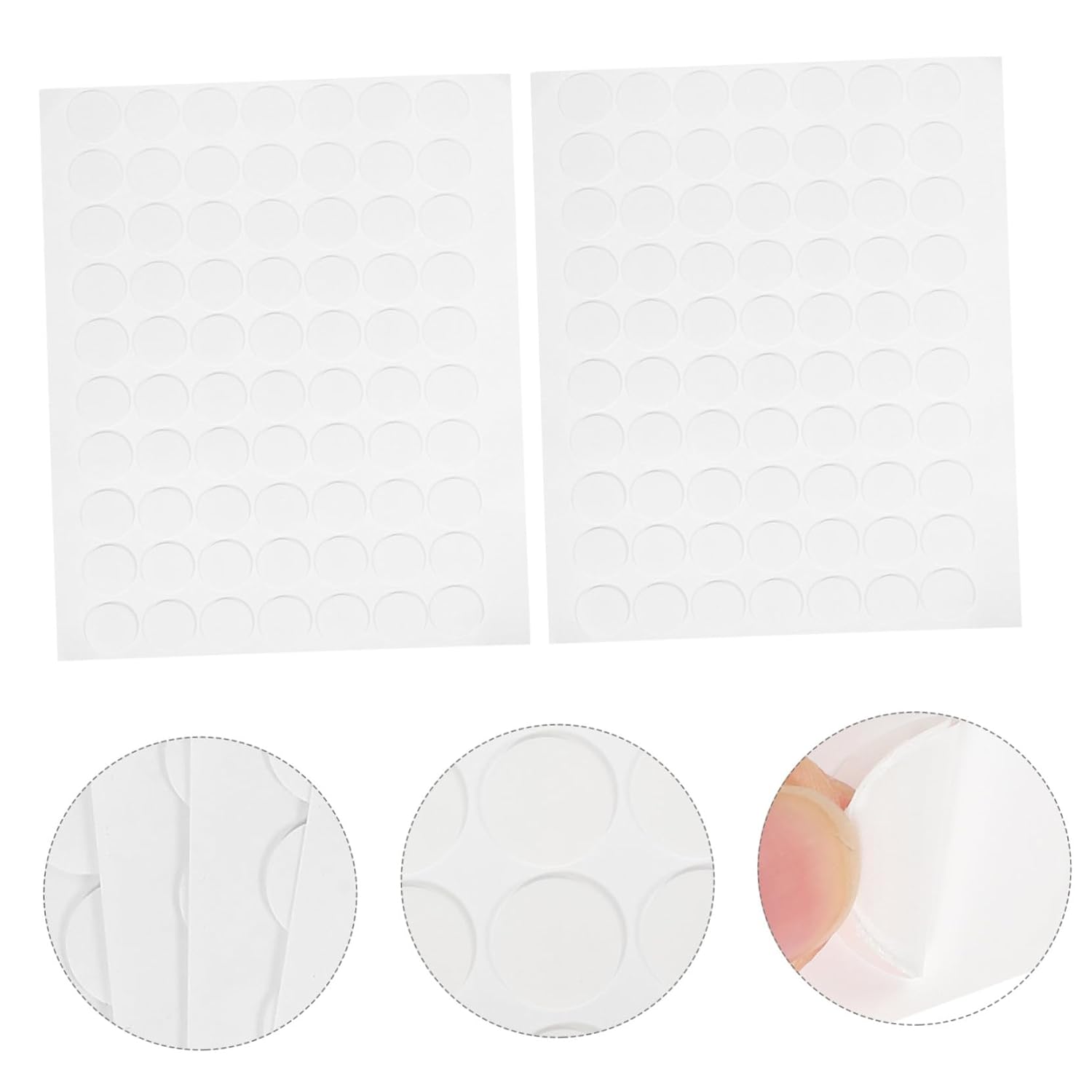 10 Sheets Round Adhesive Dots for Crafts and Office Use