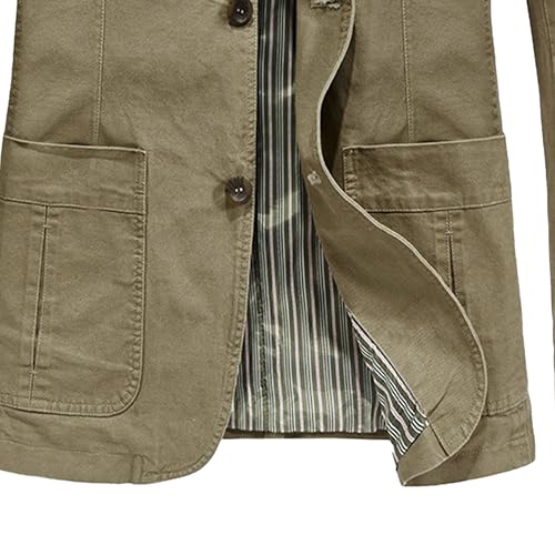 Chaqueta de mezclilla para hombre estilo vintage miniatura 7